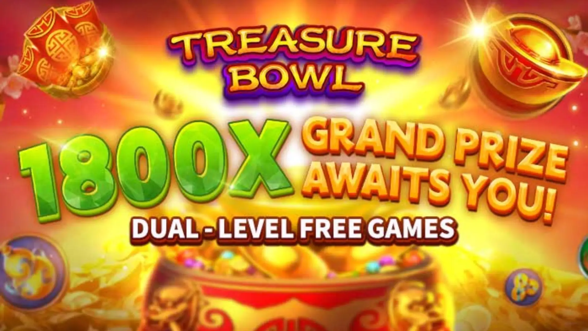Multiplicadores Treasure Bowl wowjogo - 7777x Máximo com Tigela Dourada